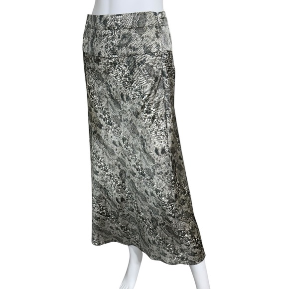 Free People Normani Bias Midi Skirt In Snake Print Womens 6 Minimalist Elegant - Picture 8 of 15